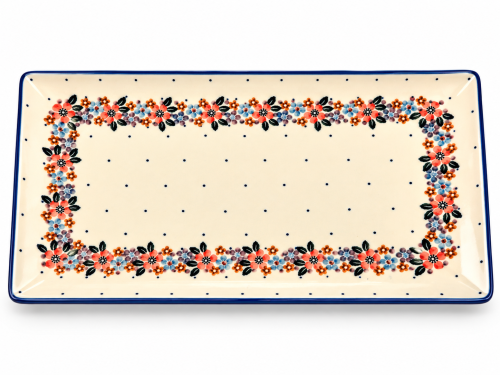 Ceramiczna patera w kwiaty i kropki.png