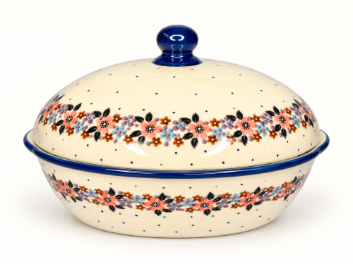 Ceramiczne naczynie w kobaltowe kwiaty.png