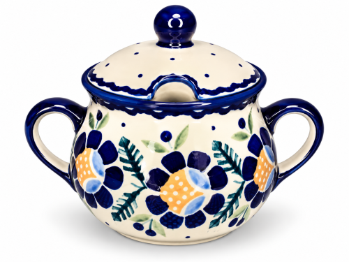 Polska porcelanowa cukiernica w kwiaty.png