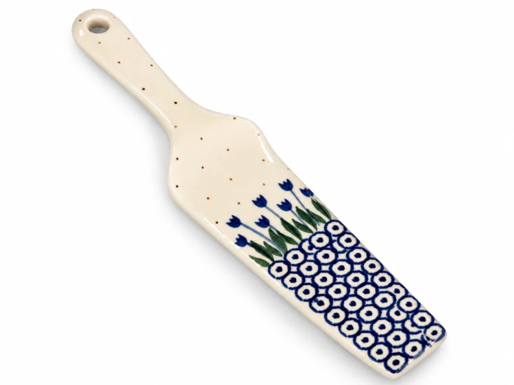 Ceramiczny uchwyt na łyżkę w kwiaty.png
