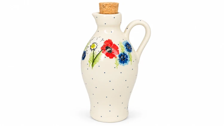 Porcelanowy dzbanek w kwiaty i kropki.png