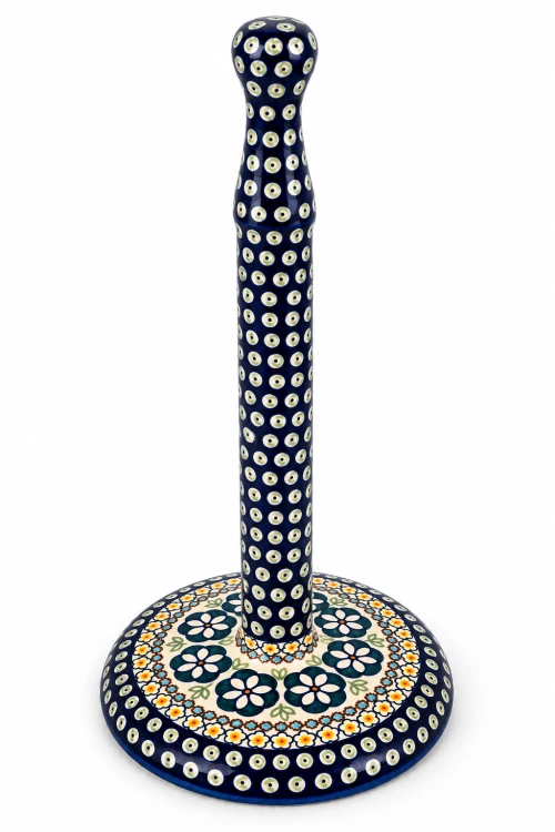 Kobaltowy ceramiczny stojak na ręczniki papierowe.png